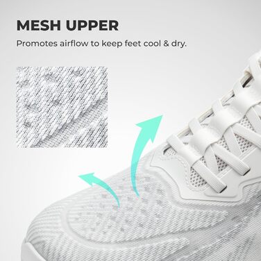 Чоловічі кросівки для бігу та ходьби ALLSWIFT (42 EU, білий)