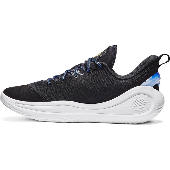 Баскетбольне взуття Under Armour Curry 12 EXTL для чоловіків, сірий, чорний, білий (11.5, Black Try)