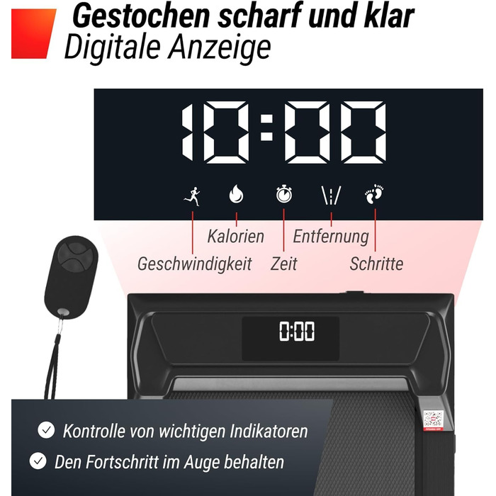 Unix Fit Smart Pad – компактний біговий килимок 2-в-1 для дому та офісу, 1-8.5 км/год, тихий мотор, цифрова панель та керування через додаток