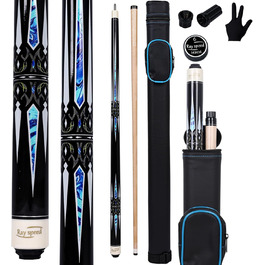 Професійний більярдний кий Ray Speed CGB-600 з жорстким кейсом: канадський клен, 58' (2-х частинний), 19 oz