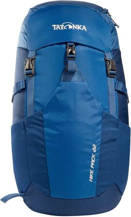 Рюкзак для туризму Tatonka Hike Pack 22 л з вентиляцією спини та дощовиком, легкий і зручний, синій
