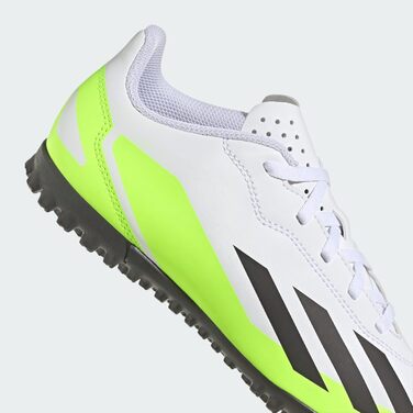 Дитячі футбольні бутси adidas X Crazyfast.4 Turf (38 2/3 EU) Cloud White/Core Black/Lucid Lemon