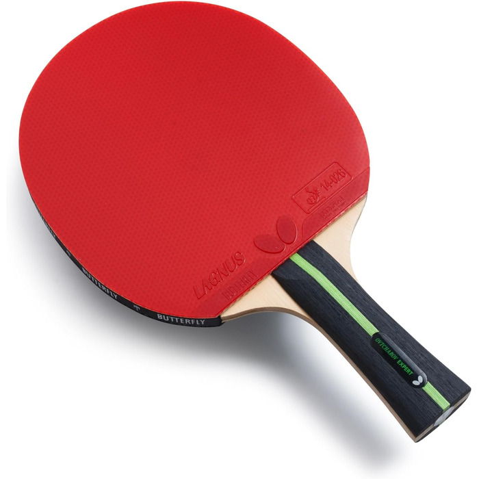 Професійна ракетка для настільного тенісу Butterfly Ovtcharov Expert з ITTF-сертифікатом, липка поверхня, максимальний оберт для змагань
