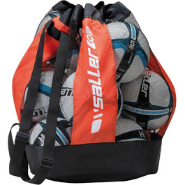 Сумка для м'ячів Saller Ballsack 10.0 45x65 см, чорна-оранжева