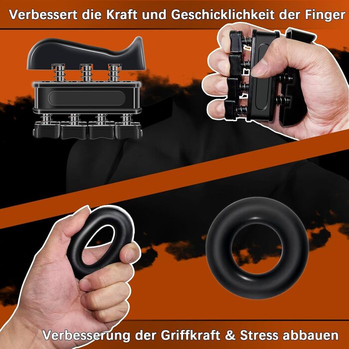 Тренування хватки рук: набір для розвитку сили, масажний м'яч для альпінізму та зняття стресу