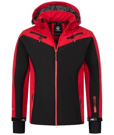 Чоловіча куртка софтшелл Rock Creek Outdoor H-286, червона, розмір 3XL