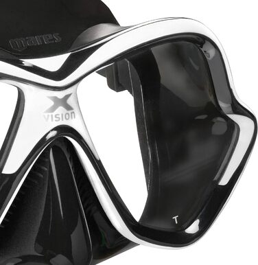 Маска для дайвінгу Mares X-Vision, універсальна, чорна