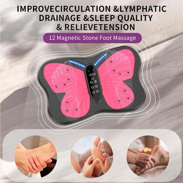 Віброплатформа для фітнесу Rüttelplatte: тренування вдома, лімфодренаж, до 180 кг, 200 швидкостей для жінок та чоловіків