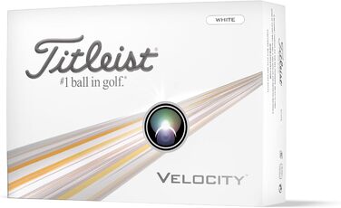 Гольф-м'яч Titleist Velocity, 12 шт, білий