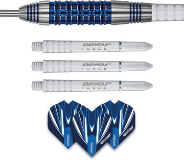 Професійні дротики WINMAU Andy Fordham, 24 г, вольфрамові, сталевий наконечник, набір з оперенням та держателями, спеціальна серія