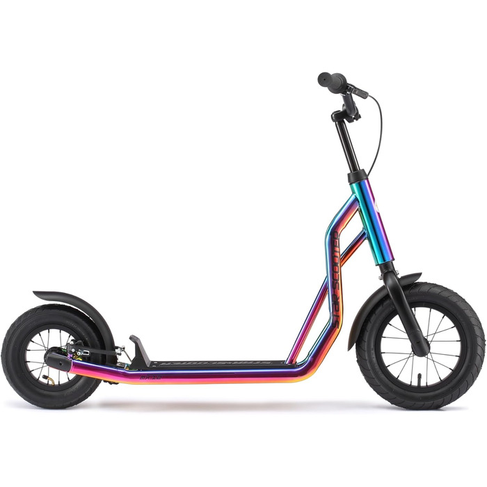 Дитячий самокат STAR SCOOTER з надувними колесами 12/10 дюймів, для міста, від 6-7 років