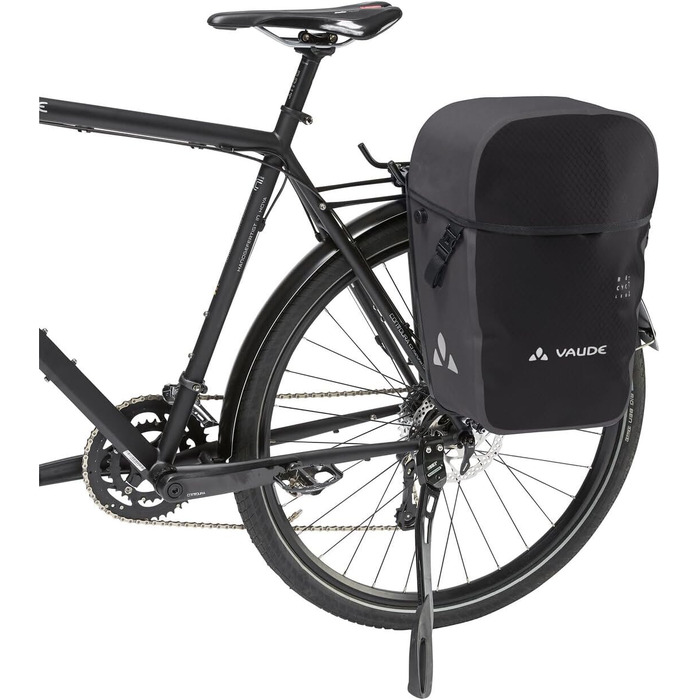 Велосумка Vaude Aqua Back Pro Single 24 л, водонепроникна, задня на багажник, чорна, Німеччина