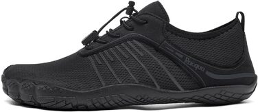 Водні черевики Raqua для плавання та відпочинку на пляжі - чорні (44 EU, Wz1112)