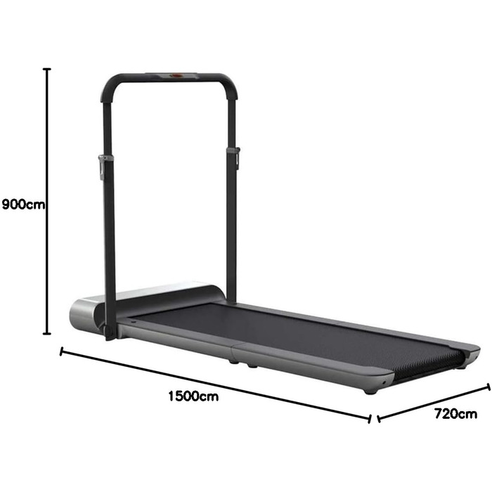 Бігова доріжка Walking Pad R1 для дорослих, чорна/сіра, XL