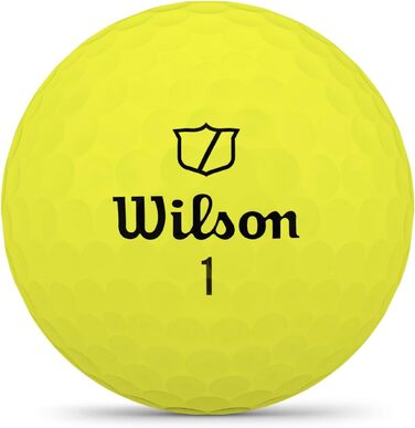 Гольф-м'ячі Wilson Staff Model, жовті, набір 12 шт