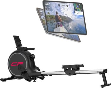 CF Rower 322 Магнітний гребний тренажер, регульовані рівні навантаження, універсальний, 1620x470x710 мм