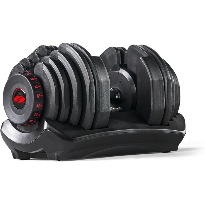 Регульована гантеля Bowflex SelectTech 4-41 кг – універсальна система ваги, одна гантеля