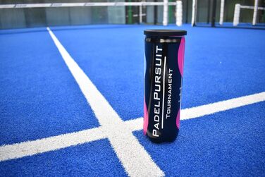 М'ячі для падел-тенісу PadelPursuit Tournament - 9 шт. в упаковці, для змагань та турнірів