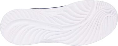 Кросівки Skechers для дівчаток 302450L, розмір 28.5 EU, темно-сині з кораловою обробкою, сітка