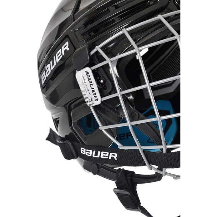 Дитячий хокейний шолом Bauer Prodigy з захисною решіткою, червоний, універсальний розмір