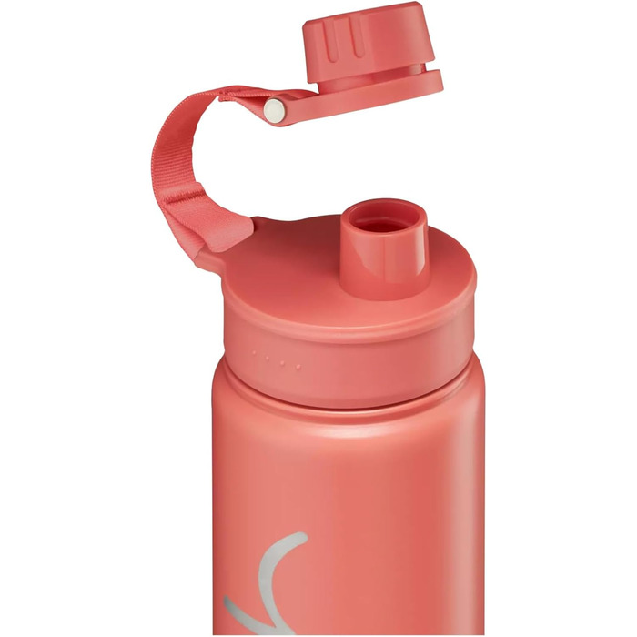 Satch пляшка для води з нержавіючої сталі 0,5 л, BPA-free, герметична, підходить для газованих, гарячих і холодних напоїв, Nordic Coral (кораловий)