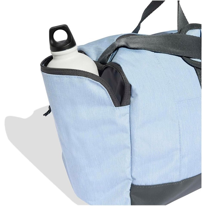 Спортивна сумка Adidas 4ATHLTS Unisex, чорна з синім Glow Blue, розмір S