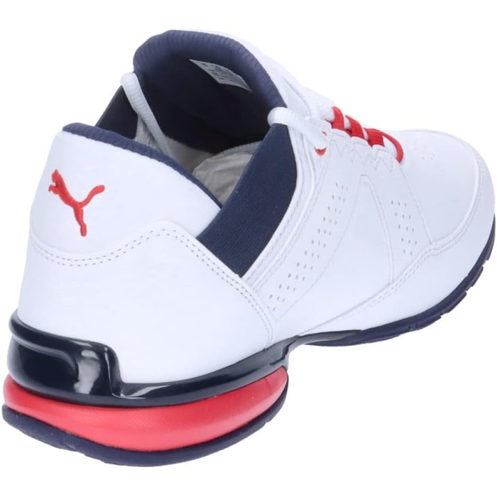 Чоловічі кросівки PUMA Enzin SL V2 для бігу та вулиці (43 EU, білий, червоний, темно-синій)