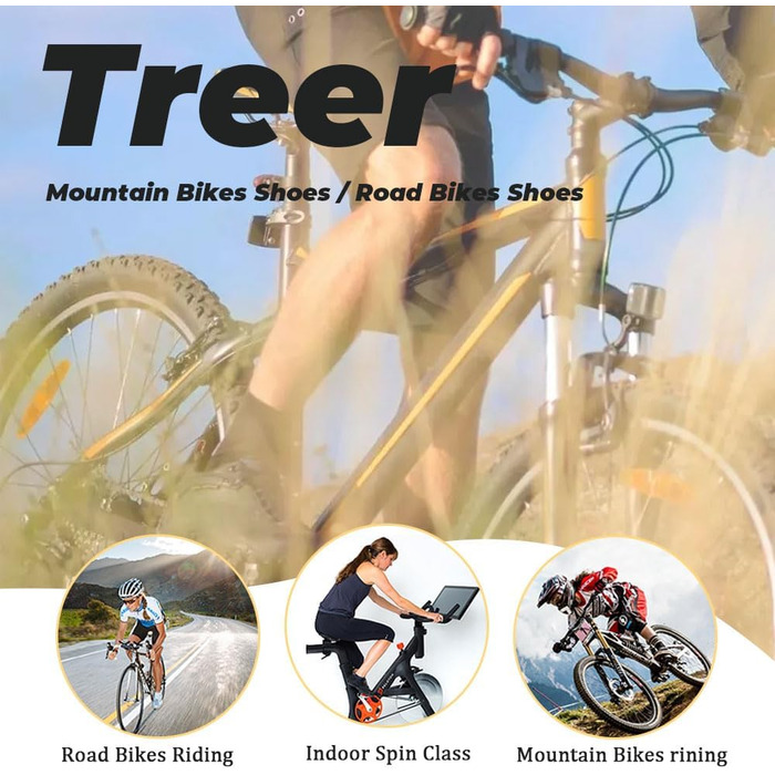 Велотуфлі для жінок та чоловіків, шосейні велотуфлі з клітами, унісекс SPD, для гірського та шосейного велосипедів, сумісні з велотренажерами, для їзди в приміщенні та на вулиці, розміри 36-47 EU, 40 EU, чорні