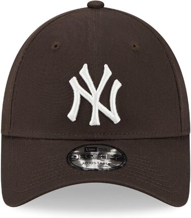 Кепка New Era New York Yankees MLB League Essential 9Forty регульована коричнево-біла, #32954, універсальний розмір
