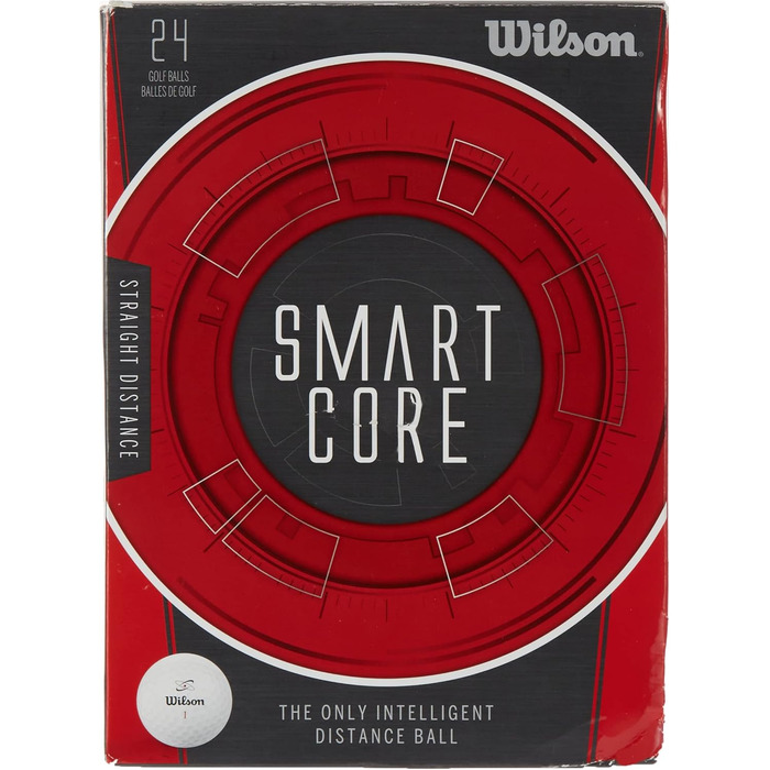 Гольф-м'ячі WILSON SmartCore Straight Distance, 24 шт.
