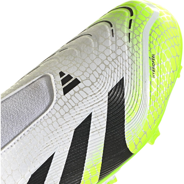 Дитячі футбольні бутси adidas Predator League Laceless для твердого поля, розмір 35.5 EU, кольори: Cloud White, Core Black, Lucid Lemon