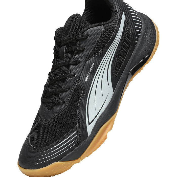 Кросівки для залу PUMA Solarflash III (42 EU, Чорний/Світло-сірий)