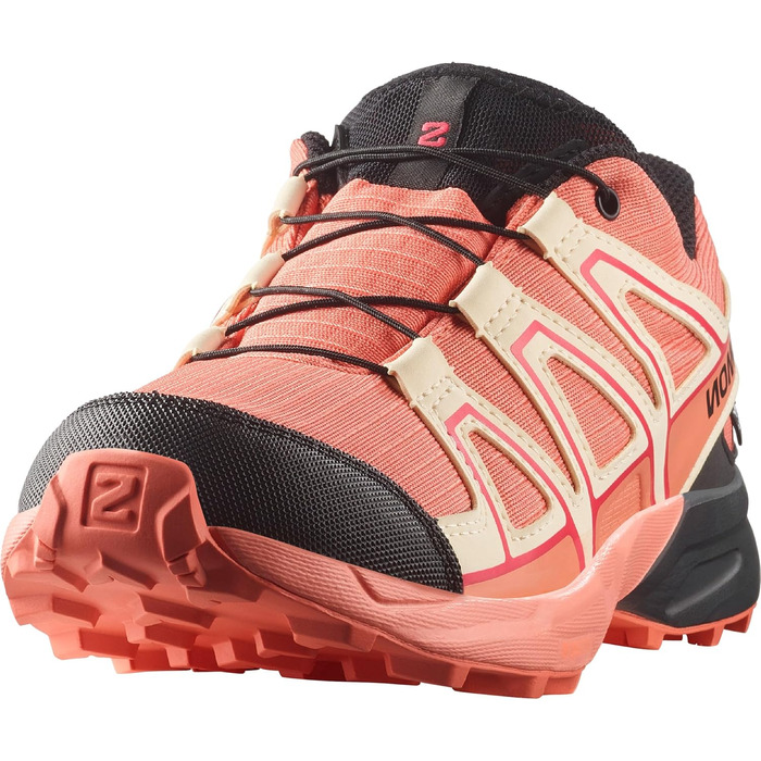 Salomon Speedcross Waterproof: Дитячі трекінгові кросівки для хайкінгу, 32 EU, Emberglow/Peach/Coral