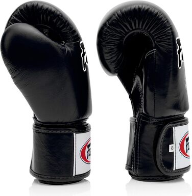 Fairtex BGV1 боксерські рукавички для Муай Тай, MMA, чорні, дитячі, 4 унції, легкі, ударопоглинаючі
