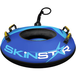 Сноутюбінг SkinStar Profi 100 см, синій-блакитний, надувний тюб для катання по снігу, міцний шлітенг для дорослих і дітей
