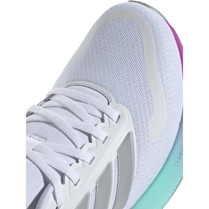 Жіночі кросівки для бігу adidas Runfalcon 5 з амортизацією Cloudfoam, білі/чорні (розмір 44 EU)
