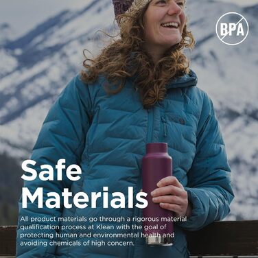 Пляшка Klean Kanteen Classic з петлею, нержавіюча сталь, фіолетова, 592 мл
