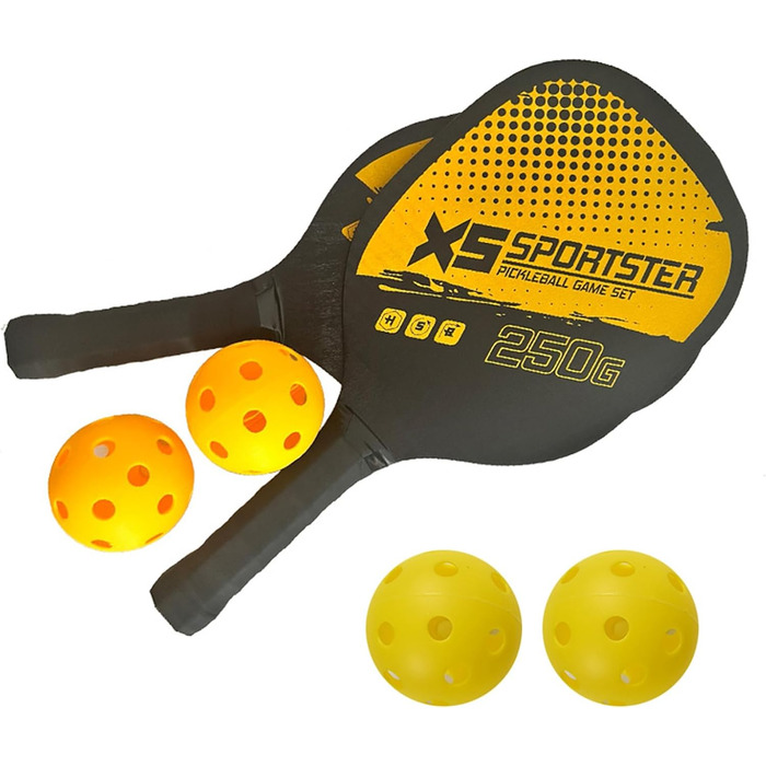 Набір для піклболу Lixada: 2 ракетки, 4 м'ячі, для гри в приміщенні та на вулиці