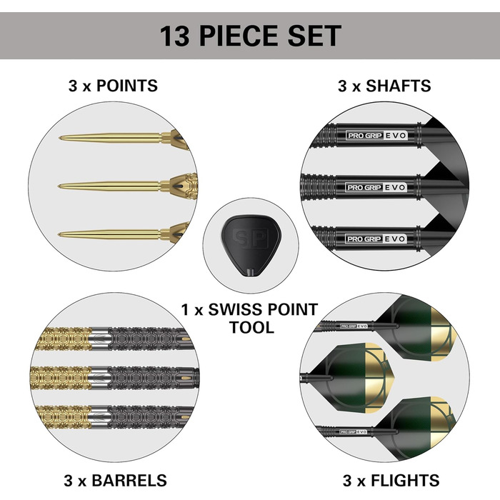 Дротики Target Darts Cult Envy 90% вольфраму Swiss Point сталевий наконечник 22 г Envy 03