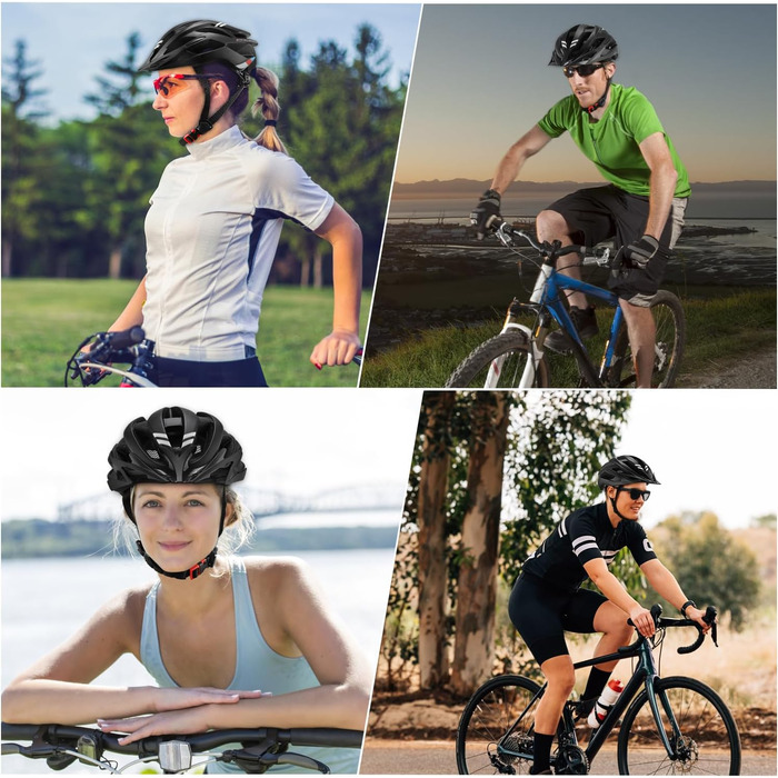 Велосипедний шолом MTB для міста і гір, унісекс, регульований, дихаючий, 52-62 см