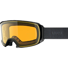 Лижна маска Uvex Craxx OTG LGL для дорослих, чорна, унісекс, універсальний розмір