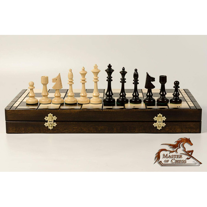Шаховий набір Chess Club 47 см турнірний, дерев'яний, ручна робота, класична гра