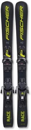 Дитячі гірськолижні лижі Fischer RC4 Race Junior 80 см з кріпленням FS4 CA JRS, для підготовлених трас