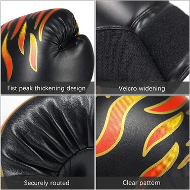 Боксерські рукавички для дітей 3-12 років, 6 oz, червоні. Боксерські рукавички для спарингу, PU, 6 oz