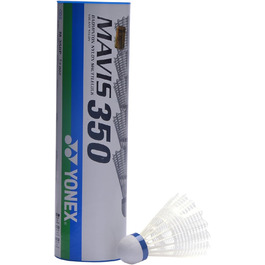 Бадмінтонні волани Yonex Mavis 350, упаковка 6 шт. (M, жовті)