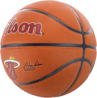 Wilson баскетбольний м'яч NBA Team Miami Heat, розмір 7, композитний, унісекс