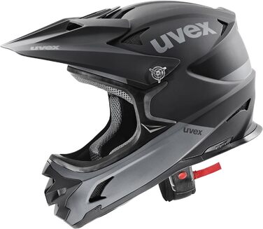 Велосипедний шолом Uvex HLMT 10 DH чорний/сірий, 54-56 см, 2024