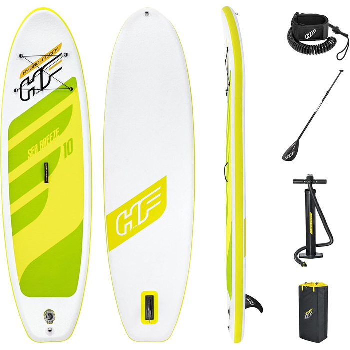 Надувна SUP-дошка Bestway Hydro-Force Sea Breeze 305x84x12 см з веслом, універсальна для водних видів спорту