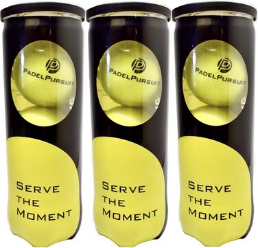 М'ячі для падел-тенісу PadelPursuit Training - 9 шт. в упаковці, для тренувальних ігор