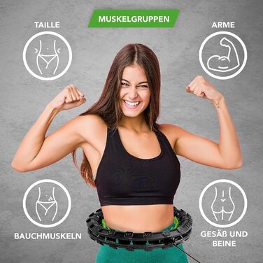 Hula Hoop Tunturi 142 см для схуднення та фітнесу, регульований обруч для дорослих і початківців